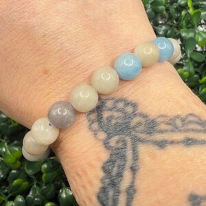 8mm Trolleite Beaded Bracelet